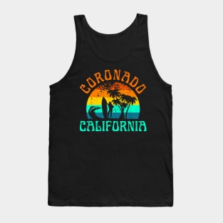 Coronado California Beach Surf Summer Vacation Girls T-Shirt Tank Top